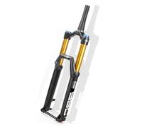 LHHL Fourches De Vélo De Montagne 27,5 29 Pouces VTT Fourche Avant Fourche À Gaz 150mm Voyage Manual Lock Réglage du Rebond Boost 15x110mm Axe 1-1/2" Tube Conique Frein Disque