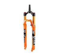 LHHL VTT Fourche À Suspension Avant 27.5 29 Pouces Fourche À Gaz Bike Fork Frein À Disque Fourches pour Vélo Manual Lock Tube Conique 100mm Travel 9mm QR (Color : Orange, Size : 29")