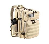 LHI Sac à Dos Militaire Tactique 45L - Sac de Survie Complet 72h, Randonnée, Moto, Pêche, Tir, Crossfit, Sport, Sac à Dos Homme Grande Capacité Outdoor