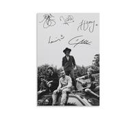 LHIKARQUX Poster décoratif sur toile One Direction avec groupe de musique pour salon, chambre à coucher - 30 x 45 cm