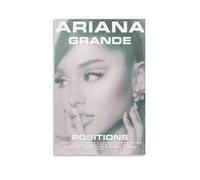LHIKARQUX Poster vintage Ariana Grande - Impression sur toile - Décoration murale moderne pour chambre à coucher - 30 x 45 cm
