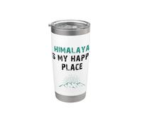L'Himalaya est mon lieu de bonheur ! Souvenirs du Népal Gobelet isotherme en acier inoxydable double paroi