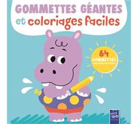 L'hippopotame - Gommettes géantes