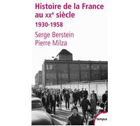 L'histoire de la France au XXe siècle - tome 2 - 1930-1958 - Serge Berstein - Perrin - Poche - Etude