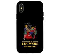 L'histoire de l'heure du Coucher d'Oncle Lucifer (Graphique drôle de Devil Satan) Coque pour iPhone X/XS