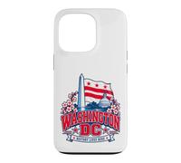 L'histoire de Washington DC VIT Ici : Monuments rétro du Quartier Coque pour iPhone 13 Pro