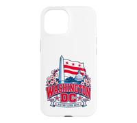 L'histoire de Washington DC VIT Ici : Monuments rétro du Quartier Coque pour iPhone 15
