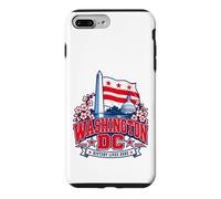 L'histoire de Washington DC VIT Ici : Monuments rétro du Quartier Coque pour iPhone 7 Plus/8 Plus