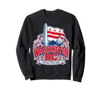 L'histoire de Washington DC VIT Ici : Monuments rétro du Quartier Sweatshirt
