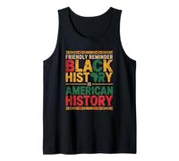 L'histoire des Noirs est l'histoire américaine BHM African Heritage Débardeur