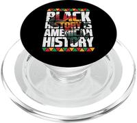 L'histoire des Noirs est l'histoire américaine Hommes Femmes Enfants Africains PopSockets PopGrip pour MagSafe