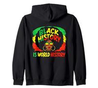 L'histoire des Noirs est l'histoire du Monde Afro Melani Girl African Sweat à Capuche
