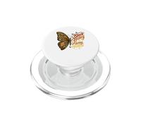 L'histoire des Noirs est Une Histoire Vivante Mandala Butterfly PopSockets PopGrip pour MagSafe
