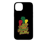 L'histoire des Noirs n'a Pas commencé avec l'esclavage Juneteenth Hommes Femmes Coque pour iPhone 14 Plus