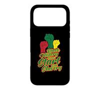 L'histoire des Noirs n'a Pas commencé avec l'esclavage Juneteenth Hommes Femmes Coque pour iPhone 17 Pro Max