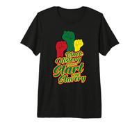 L'histoire des Noirs n'a Pas commencé avec l'esclavage Juneteenth Hommes Femmes T-Shirt Haut de Gamme