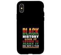 L'histoire des Noirs, Vivre-la, apprends-la, Fais-la Coque pour iPhone X/XS