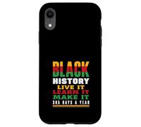 L'histoire des Noirs, Vivre-la, apprends-la, Fais-la Coque pour iPhone XR