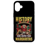 L'histoire est Plus Profonde Que Margaritas Art Cinco De Mayo Coque pour iPhone 16 Plus