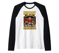 L'histoire est Plus Profonde Que Margaritas Art Cinco De Mayo Manche Raglan