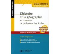 L'histoire et la géographie au concours de professeur des écoles: Conforme au programme 2006