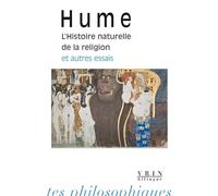 L'histoire naturelle de la religion et autres essais - David Hume - Vrin - broché - Essai