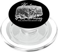 L'histoire n'est Pas ennuyeuse - Une Touche Amusante sur Le passé PopSockets PopGrip pour MagSafe