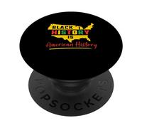 L'histoire Noire est l'histoire américaine Patrimoine Afro-américain PopSockets PopGrip Adhésif