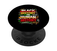 L'histoire Noire est l'histoire Humaine vérité unité PopSockets PopGrip Adhésif