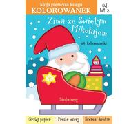 L'hiver avec le Père Noël 64 livres à colorier