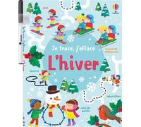 L'hiver - Je trace, j'efface - dès 3 ans - Kirsteen Robson - Usborne - broché - Document jeunesse