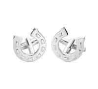 LHJHZDJC Boutons de manchette classiques en forme de fer à cheval pour homme de haute qualité, accessoires de costume, bijoux cadeau pour elle, pendentif en acier inoxydable