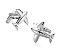 LHJHZDJC Boutons de manchette classiques pour homme avec pendentif en acier inoxydable