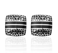 LHJHZDJC Boutons de manchette classiques pour homme - Motif léopard - Accessoires de costume - Bijoux - Cadeau pour elle - Pendentif en acier inoxydable