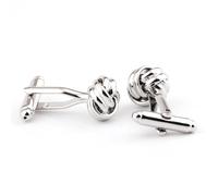 LHJHZDJC Boutons de manchette en forme de nœuds - Cadeau pour elle - Pendentif en acier inoxydable