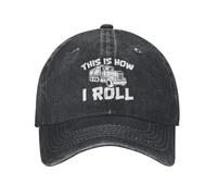 LHJHZDJC C’est Ainsi Que Je Roule Dump Truck Cap Respirant Design Hommes Chapeaux Casquette de Baseball Hommes