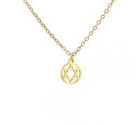 LHJHZDJC Collier en forme d'étoile de David pour femme, couleur or, hexagramme israélien, judaïsme juif, amulette, bijoux, cadeau, streetwear, accessoire pour homme et femme, cadeau décontracté