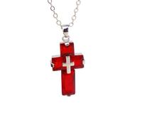 LHJHZDJC Collier Mode Collier Simple pour Hommes et Femmes Mode Croix Quotidien Bijoux Cadeaux