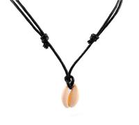 LHJHZDJC Collier Mode Naturel Coquille Pendentif Collier pour Femmes Et Hommes Coquillage RAS de Cou Corde Simple Corde Chaîne Été Plage Bijoux Mode Cadeau