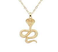 LHJHZDJC Collier Mode Punk Hiphop Couleur Serpent Collier Ras de Cou pour Hommes Femmes Inde Bijoux Vintage Animaux Cobra Collier Clavicule Collier Bijoux Cadeaux