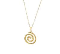 LHJHZDJC Collier spirale Y2K Rock Punk en acier inoxydable hypoallergénique sans décoloration Cadeau pour elle