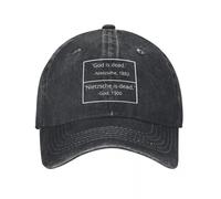 LHJHZDJC Dieu est Mort, Nietzsche est Mort, Chapeau de Camionneur Respirant Design Chapeau de Golf Casquette Homme Été