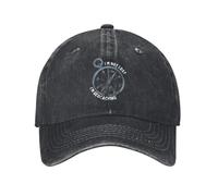 LHJHZDJC Geocache, Je ne suis Pas Perdu, Je suis, Boussole Design, Outdoor Adventure Trucker Chapeau Durable pour Toutes Les Saisons Casquette de Baseball pour Hommes