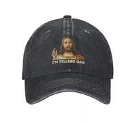 LHJHZDJC Je dis à Papa, Chapeau en Jean Chapeaux légers pour Hommes Casquette de Baseball pour Femmes