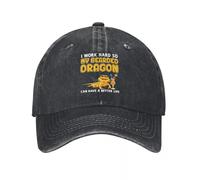 LHJHZDJC Je Travaille Dur pour Que Mon Barbu puisse Avoir Une Vie Meilleure, Casquette d’Amoureux des Reptiles barbus Chapeaux pour Hommes Casquette de Baseball