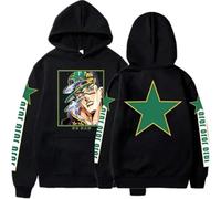 LHJHZDJC Jotaro Jonathan Joseph Sudadera Sweat à Capuche JoJo Anime, Personnage d’Anime, Sweat à Capuche Loose Street pour Hommes