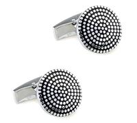 LHJHZDJC Paire de boutons de manchette en émail pour homme avec pendentif rond carré époxy