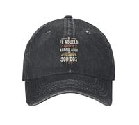 LHJHZDJC Si Grand-père ne Peut Pas Le réparer, Nous Avons des ennuis, Cadeau de fête des pères, Chapeau en Denim d’été Durable pour Toutes Les Saisons Golf Chapeau Casquette de Baseball Hommes