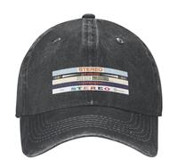 LHJHZDJC Stéréo Collection Casquette de Baseball Vintage Label Graphiques Élégant Unisexe Hommes Trucker Chapeau Pêche Snapback Cap Cadeau d’Anniversaire
