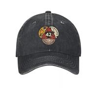 LHJHZDJC Unisexe Coton 42 Réponse Vie Denim Chapeau Chapeaux Légers Chapeaux Femme Casquette De Baseball pour Hommes
